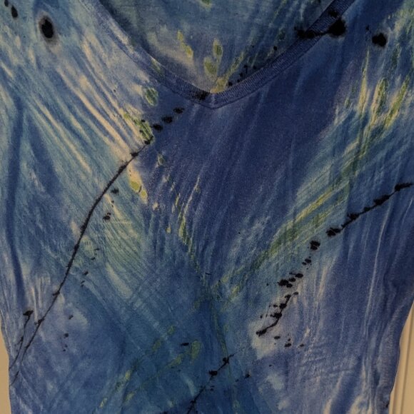 Sloop Jones Top Small Tie Dye Shirt Hand Painted Art - Picture 4 of 5